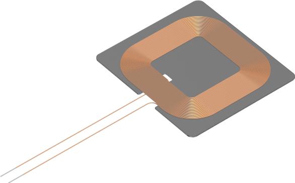 TDK-WR444025-17M6-G Wireless Charging Coils Wireless Charging Coil Receiver 16.7uH 100KHz 0.65OhmDCR Through Hole