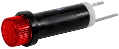 VCC (Visual Communications Company, LLC)-41-NWR120CW0 Panel Mount Indicators LED Panel Mount Indicator Uni-Color Red 634nm 2800mcd 2-Pin