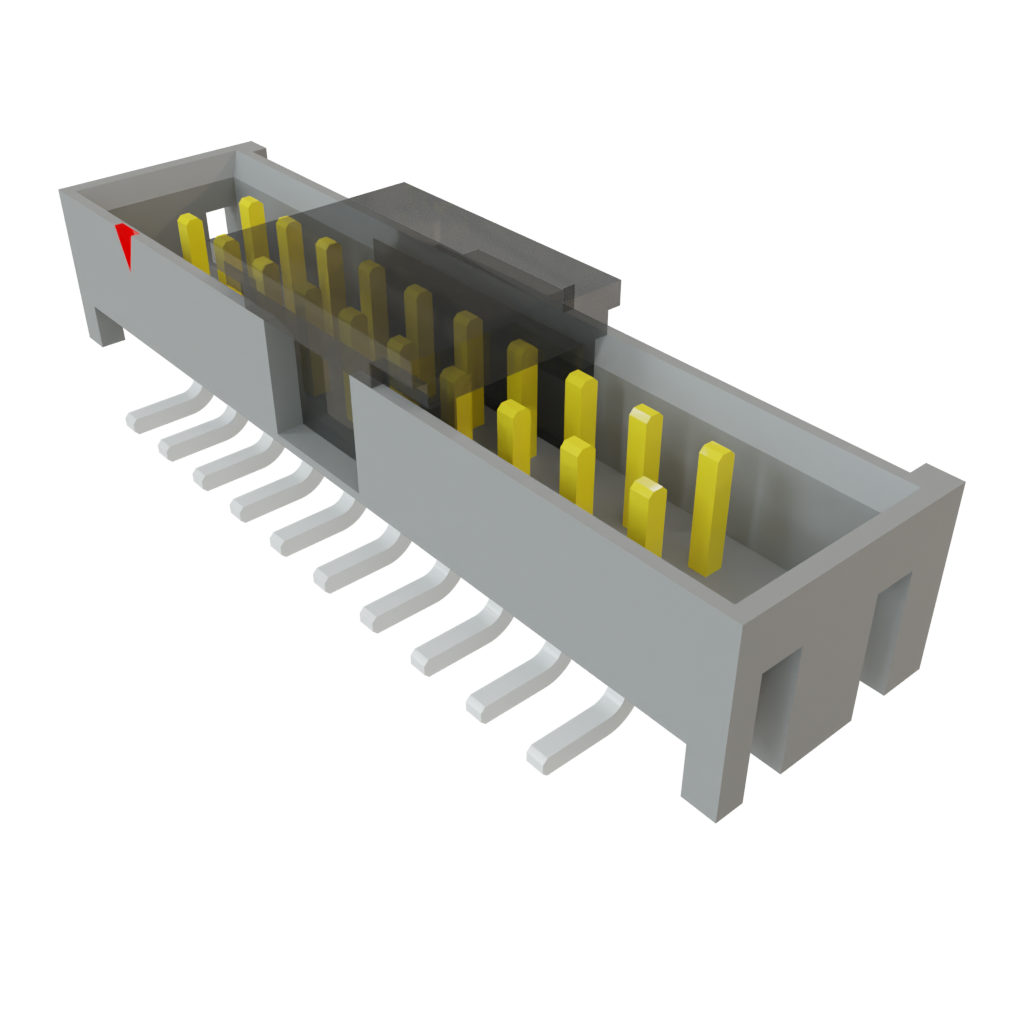 Samtec-STMM-110-02-S-D-SM-P-TR Steckverbinderleisten und Leiterplattenbuchsen Conn Shrouded Header HDR 20 POS 2mm Solder ST SMD T/R