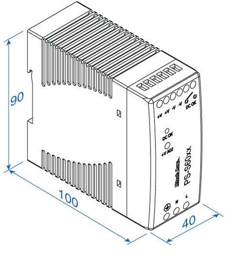 Altech Corporation-PS-S6012 Alimentazione da CA a CC AC/DC Power Supply Single-OUT 12V 5A 60W 9-Pin