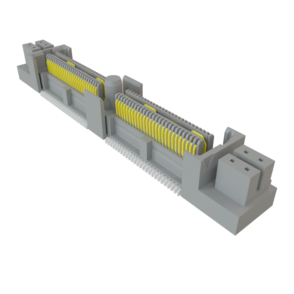 Samtec-QFS-052-04.25-L-D-PC4 Steckverbinderleisten und Leiterplattenbuchsen Conn Micro High Speed Socket Strip SKT 8Power/104Signal POS 0.635mm Solder ST Top Entry SMD Tray