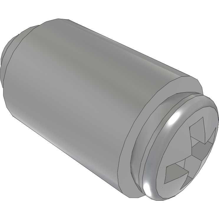 Samtec-SO-0815-01-01-02 Isolatori a cappe Standoff Round Swage F 4-40-THD Stainless Steel 303