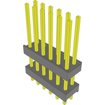 Conn Board Stacker HDR 12 POS 2.54mm Solder ST Top Entry Thru-Hole Bulk