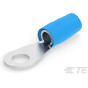 TE Connectivity-324048 Connector Terminals Ring Tongue Terminal 6AWG Copper Blue 44.75mm Tin Loose