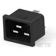 TE Connectivity-20ESRMC2 Módulos de entrada de energía Power Entry Module M 3 POS 250VACVAC 20A ST 1 Port