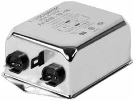 Schaffner-FN2030B-16-07 Starkstromleitungsfilter Power Line Filter General Purpose EMI 0Hz to 400Hz 16A 250VAC Wire Lead Flange Mount