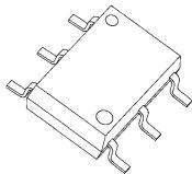 Toshiba-TLP3107A(TP,F Halbleiterrelais Solid State Relay 25mA 1.8V DC-IN 4A 60V AC/DC-OUT 6-Pin SOP T/R