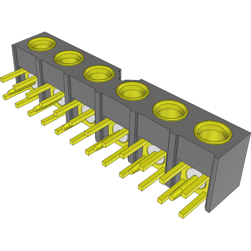 Samtec-GRF1-J-P-06-E-RA-TH1 Connector RF Conn RF System 0Hz to 6GHz 50Ohm Solder RA Thru-Hole F Gold Over Nickel Tube