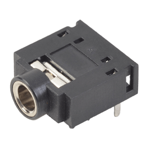 Same Sky (formerly CUI Devices)-SJ1-3524NG Raccordement audio et vidéo Conn 3.5MM Audio Jack RCP 3 POS Solder RA Thru-Hole 4 Terminal 1 Port