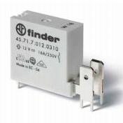 Finder-45.71.7.024.0310 Sonstige Relais Electromechanical Relay 24VDC 1.6KOhm 30A SPST-NO/SPST-NC(40.7x12.5x28.5)mm THT Miniature PCB Relay
