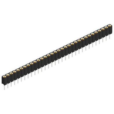 Fischer Elektronik-BLY 1 32 Steckverbinderleisten und Leiterplattenbuchsen Conn Socket Strip F 32 POS 2mm Solder ST Thru-Hole