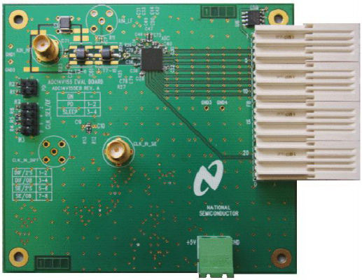 Texas Instruments-ADC14155LCVAL 数据转换开发电路板和套件 ADC14155 Evaluation Board