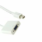 MINI DP/M TO VGA/F, WHITE, 0.5M