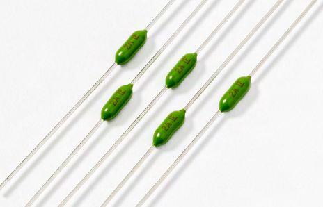 Littelfuse-0471001.NRT1L Fusibles Fuse Cartridge Slow Blow Acting 1A 125V Axial 2.8 X 7.11mm Epoxy Coated T/R CSA/PSE/UL