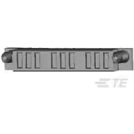 TE Connectivity-6450553-4 Piastre connettori e prese PCB Conn Board to Board RCP 9 POS 6.35mm Press Fit ST Thru-Hole Tray