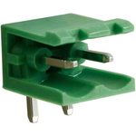 Conn Shrouded Header (2 Sides) M 2 POS 5mm Solder RA Side Entry Thru-Hole