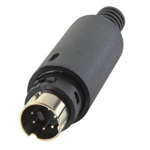 Same Sky (formerly CUI Devices)-MD-60 Conector circular Conn Circular DIN PIN 6 POS Solder ST Cable Mount 6 Terminal 1 Port