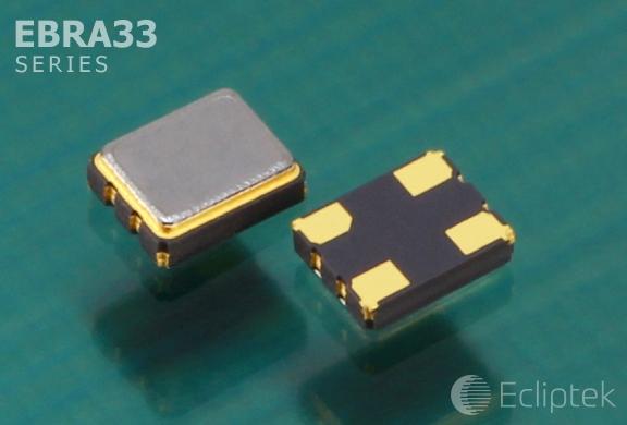 Abracon-EBRA33L2H-24.000M SMD-Quarzoszillator Oscillator XO 24MHz ±25ppm 15pF LVCMOS 55% 3.3V 4-Pin CSMD Cut Tape