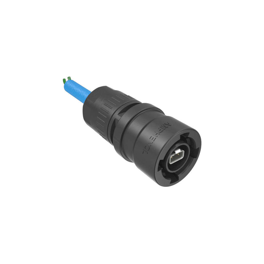 Amphenol-MSPEP6P2260 Steckverbinder, Telefon und Telekommunikation Single Pair Ethernet Circular Push-Pull Connector