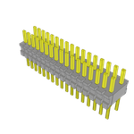 Conn Unshrouded Header HDR 34 POS 1.27mm Solder ST Top Entry Thru-Hole Tube