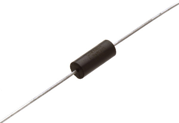 Gowanda Electronics-MLRF17S101K Inductor Leaded Inductor RF Molded/Shielded Wirewound 1uH 10% 25MHz 44Q-Factor Powdered Iron 1.07A 0.07Ohm DCR AXL T/R