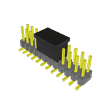 Conn Unshrouded Header HDR 24 POS 2.54mm Solder ST Top Entry SMD Tube