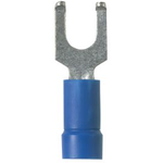 Fork Terminal 14-16AWG Copper Blue 23.4mm Tin Box