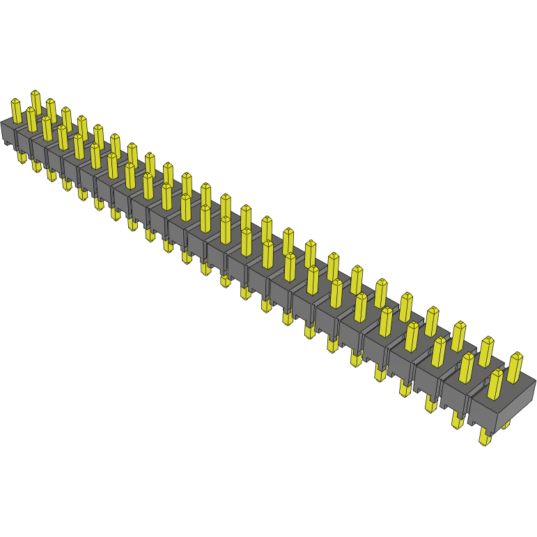 Samtec-TSW-124-06-G-D-LL Steckverbinderleisten und Leiterplattenbuchsen Conn Unshrouded Header HDR 48 POS 2.54mm Solder ST Top Entry Thru-Hole Bulk