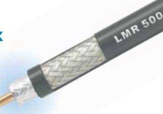 Amphenol-LMR-500 Cable coaxial Coaxial Cable Tape/Braid Foam Polyethylene 12.7mm Black Package