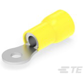 TE Connectivity-35604 Raccordement de terminaux Ring Tongue Terminal 10-12AWG Copper Yellow 29.77mm Tin Loose
