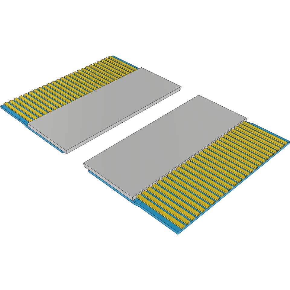 Samtec-FJH-25-D-04.85-4 Flachband Kabelbaugruppen Cable Assembly 0.12m 0.5mm 25 to 25 POS FFC to FFC Bulk