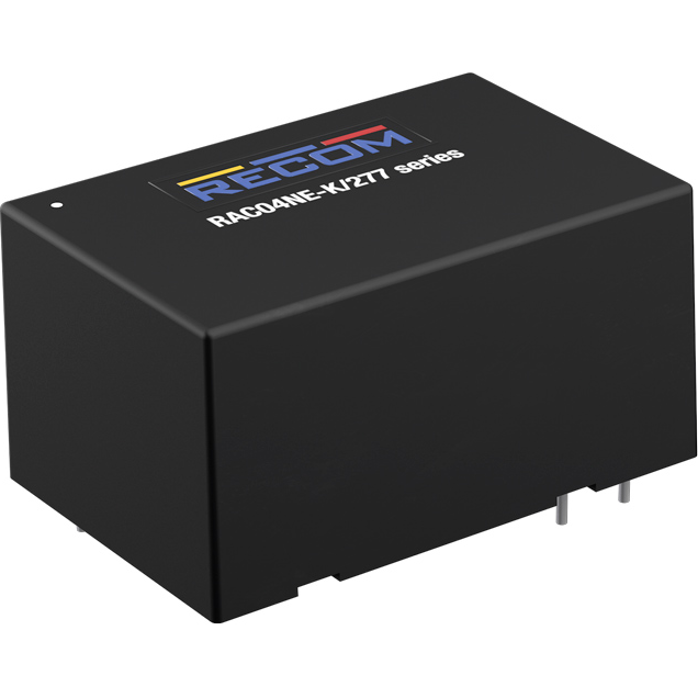 RECOM Power GmbH-RAC04NE-05SK/277 AC to DC Power Supplies AC/DC Power Supply Single-OUT 5V 0.8A 4W 5-Pin Tube
