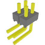 Conn Unshrouded Header HDR 4 POS 2.54mm Solder RA Side Entry Thru-Hole Bulk