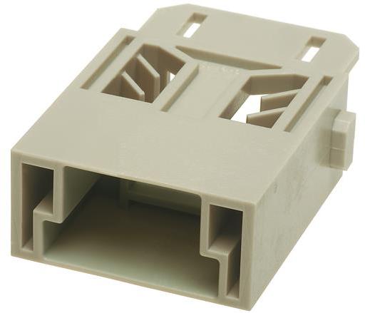 HARTING-09140014621 Steckverbinderzubehör Connector Accessories Modular RJ-45 Male Insert Right Angle Polycarbonate Pebble Gray