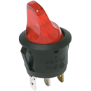 C&K-CR102J12S215QF Switch Rocker Switch Rocker ON None OFF SPST Quick Connect Round Rocker 16A 250VAC Bulk