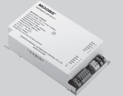 MOONS INDUSTRIES-MU050A105BQI0 LED Power Supplies AC/DC LED Power Supply 50W Dual 13-Pin