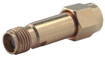 HUBER+SUHNER-33_SMA-50-0-1/111_NE RF-Steckverbinder Conn SMA Adapter 0Hz to 18GHz 50Ohm ST PL/F Gold Over Nickel Single