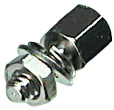 Assmann WSW components, Inc-ASV-U/Z VP Connector Accessories Connector Accessories Locking Bolt Straight Brass Nickel Bag