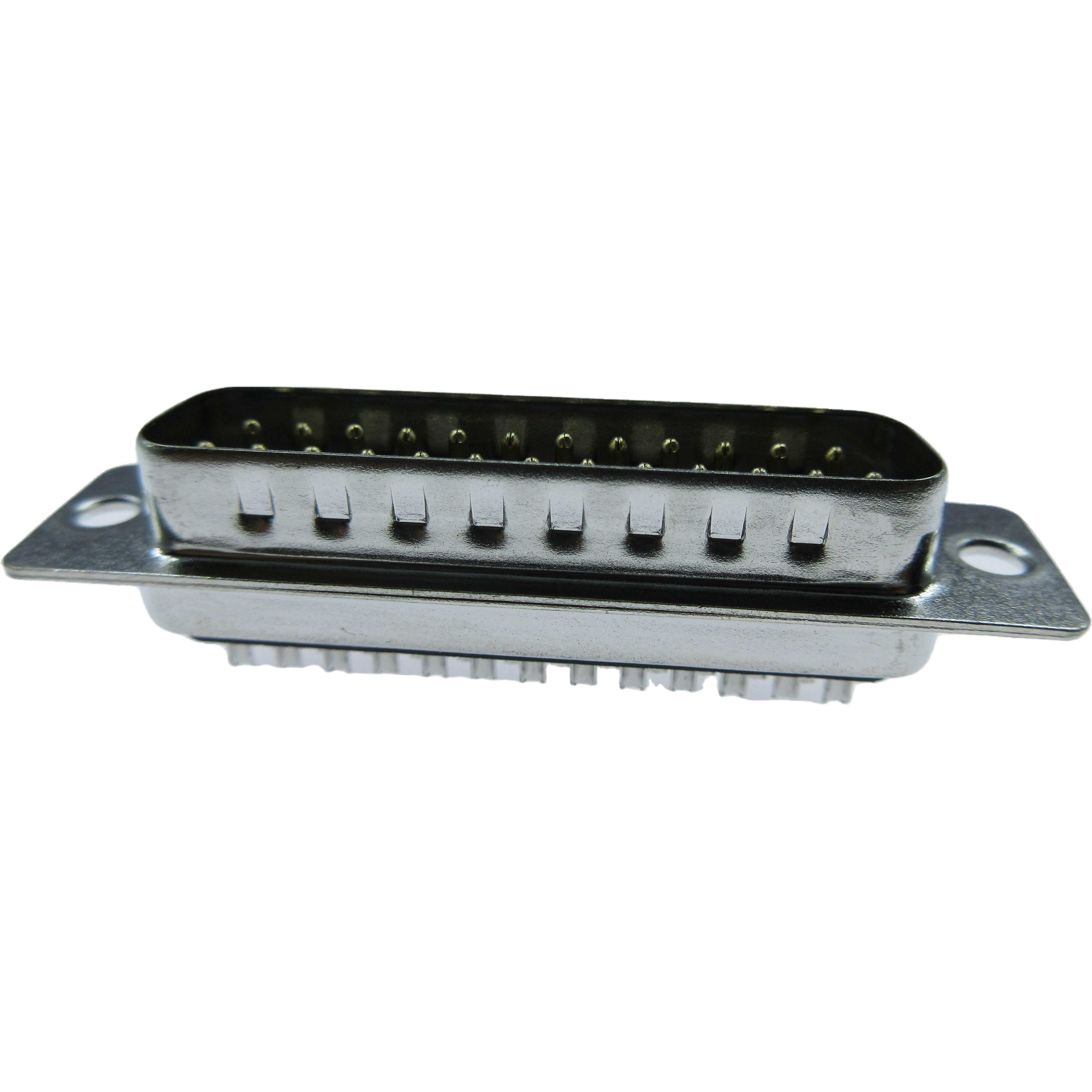 ADAM TECH-DB25-PD Connettore D-subminiatura Conn D-Sub PIN 25 POS Solder Cup ST Panel Mount 25 Terminal 1 Port Tray