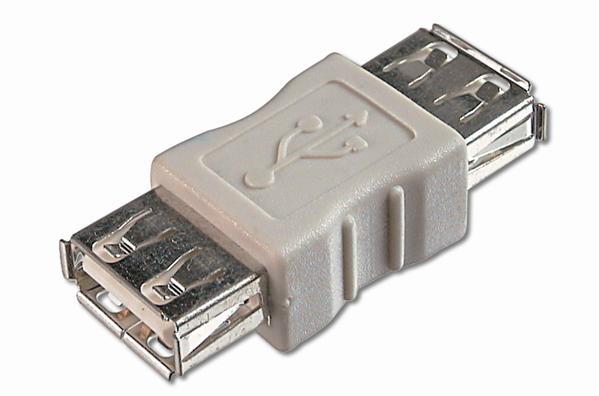 CnC Tech, LLC-421-AF-AF Connector USB Conn USB 1.1 Type A Adapter RCP/RCP 4/4 POS ST Cable Mount 1/1 Port Bag