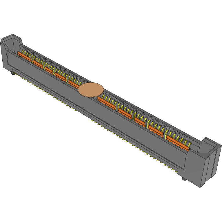 Samtec-QRF8-052-05.0-S-D-A-GP-K Piastre connettori e prese PCB Conn High Speed Socket Strip SKT 104 POS 0.8mm Solder ST SMD Q Rate® Tray