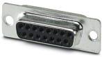 PHOENIX CONTACT-1688887 Connector D-Subminiature Conn D-Sub M 15 POS Solder Cup ST Panel Mount 15 Terminal 1 Port