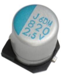 United Chemi Con-APXJ160ARA271MFA0G Condensateur en polymère d'aluminium Cap Aluminum Polymer 270uF 16VDC 20%( 6.3 X 9.7mm) SMD 0.016 Ohm 3.5A 15000h 105°C T/R