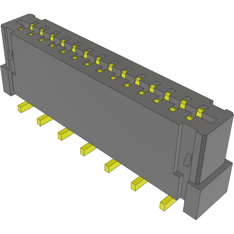 Samtec-FC1-14-01-T Steckverbinder, FFC-FPC Conn FFC/FPC Connector SKT 14 POS 1mm Solder ST SMD Tube