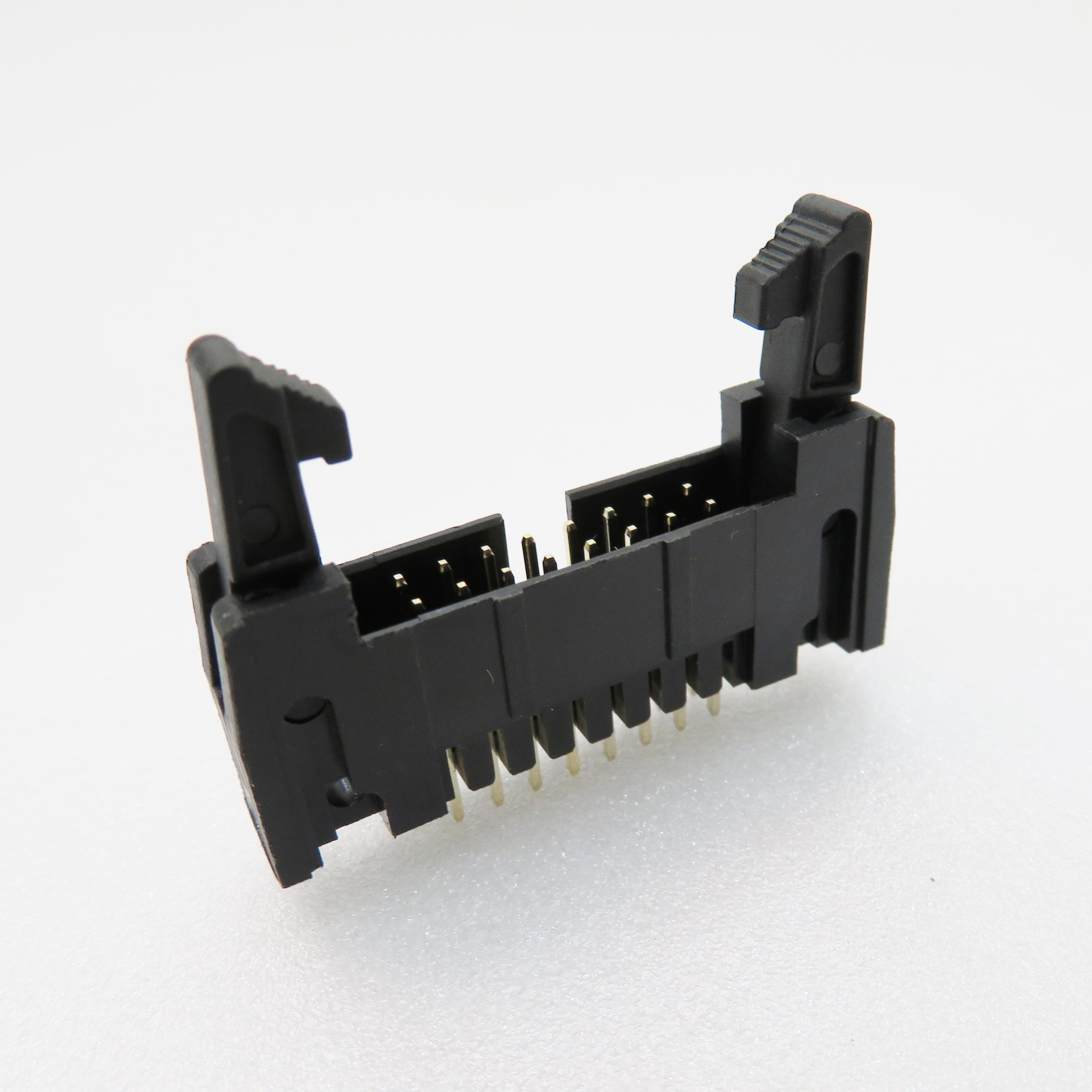 ADAM TECH-MHR-64-VUAL Piastre connettori e prese PCB Conn Ejector Header HDR 64 POS 2.54mm Solder ST Top Entry Thru-Hole Tray