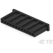 TE Connectivity-280514 Einzeladersteckverbinder, Gehäuse Conn Housing RCP 12 POS 2.54mm Crimp ST Cable Mount Black Bag