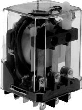 TE Connectivity-1-1608052-2 Relevadores Otros Electromechanical Relay 12VDC 120Ohm 10A 3PDT(38.73x35.56x55.5)mm Socket General Purpose Relay