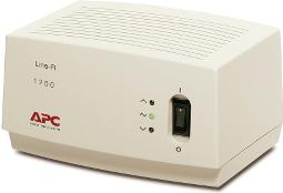 American Power Conversion-LE1200 Reguladores de tensión de propósito especial LINE-R 1200VA AUTOMATIC VOLTAGE REGULATOR
