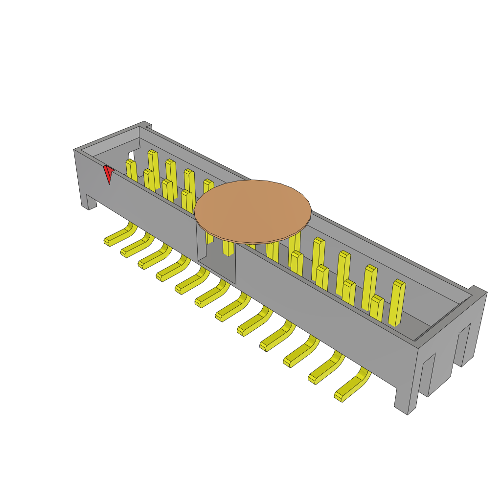 Samtec-STMM-112-02-L-D-SM-K Connector Headers and PCB Receptacles Conn Shrouded Header HDR 24 POS 2mm Solder ST SMD Tube