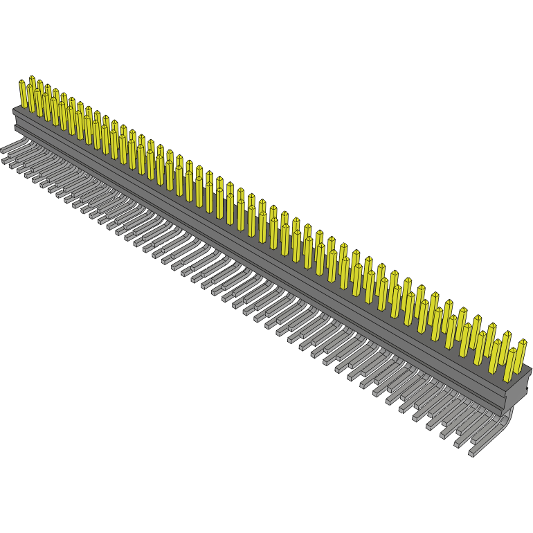 Samtec-FTSH-146-01-L-D-RA Connector Headers and PCB Receptacles Conn Unshrouded Header HDR 92 POS 1.27mm Solder RA Side Entry Thru-Hole Tube